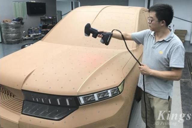 做油泥模型太難，金石三維3D打印制作汽車模型僅需15天！