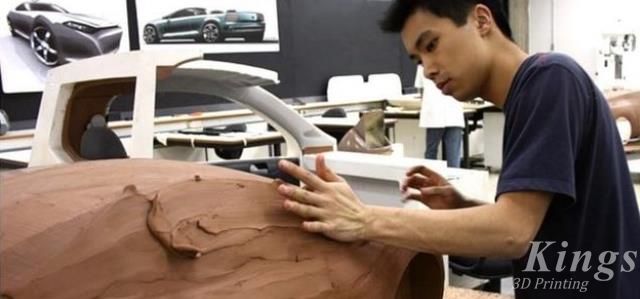 做油泥模型太難，金石三維3D打印制作汽車模型僅需15天！